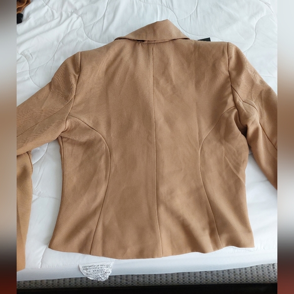 JLUXLABEL - NWT Women's Tan/Beige Suit Jacket Business Blazer - Picture 12 of 13